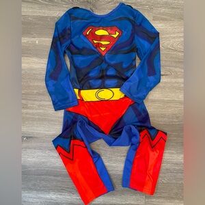 Superman Kids Costume Size 5–6 Rubie’s w/ Cape